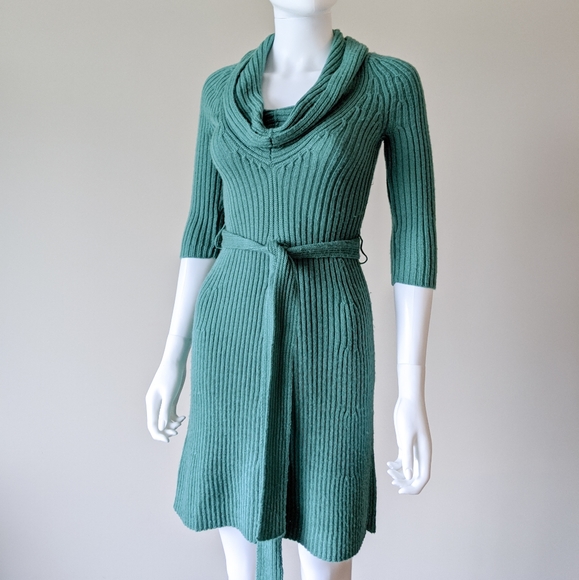 Bebe Sweater Dress with Tie - Picture 6 of 6
